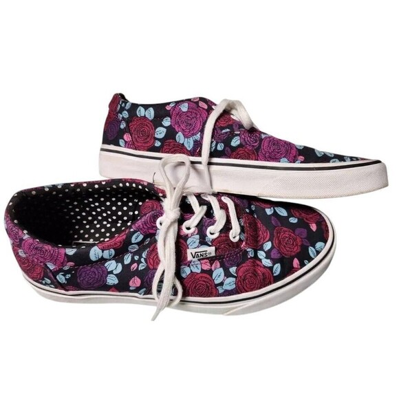 VANS Shoes - Vans Roses Doheny Women's Size 7.5 Low Top Lace Up Skater Comfort Sneakers